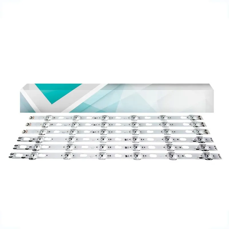 Kit 6 Barras Led Compatível Un50tu7000 Un50tu7020 Un50tu8000