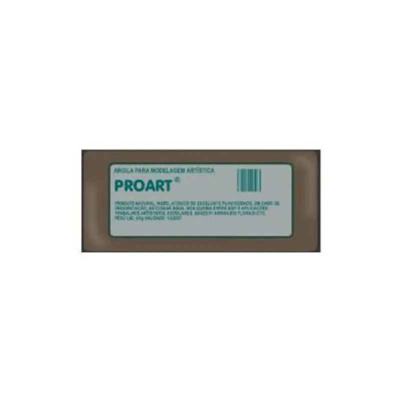 Argila Escolar - Pacote Com 2 Kg - Proart