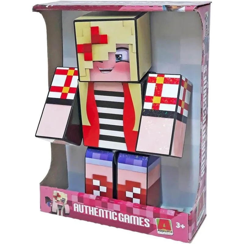 BONECO GAMER SKIN AUTHENTIC GAMES LYDIA 25CM ALGAZARRA