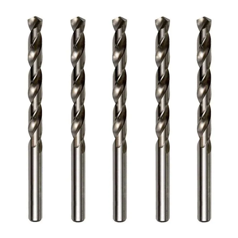 Brocas Paralela Aço Rápido 9,5 Mm - 5 Peças - Eda