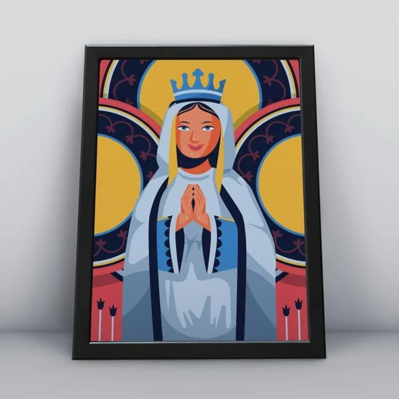 Quadros tac religião-063-m1 Mdf 20x30cm (Conjunto 1)