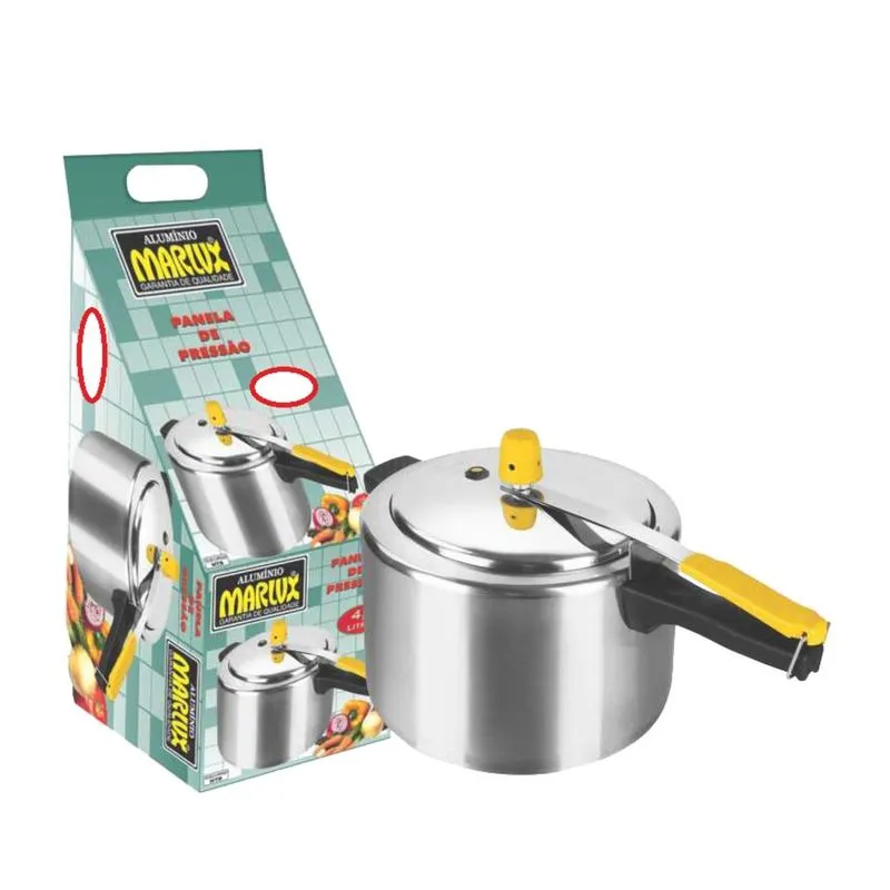 Panela de Pressão 5,5 Litros Polida - Marlux