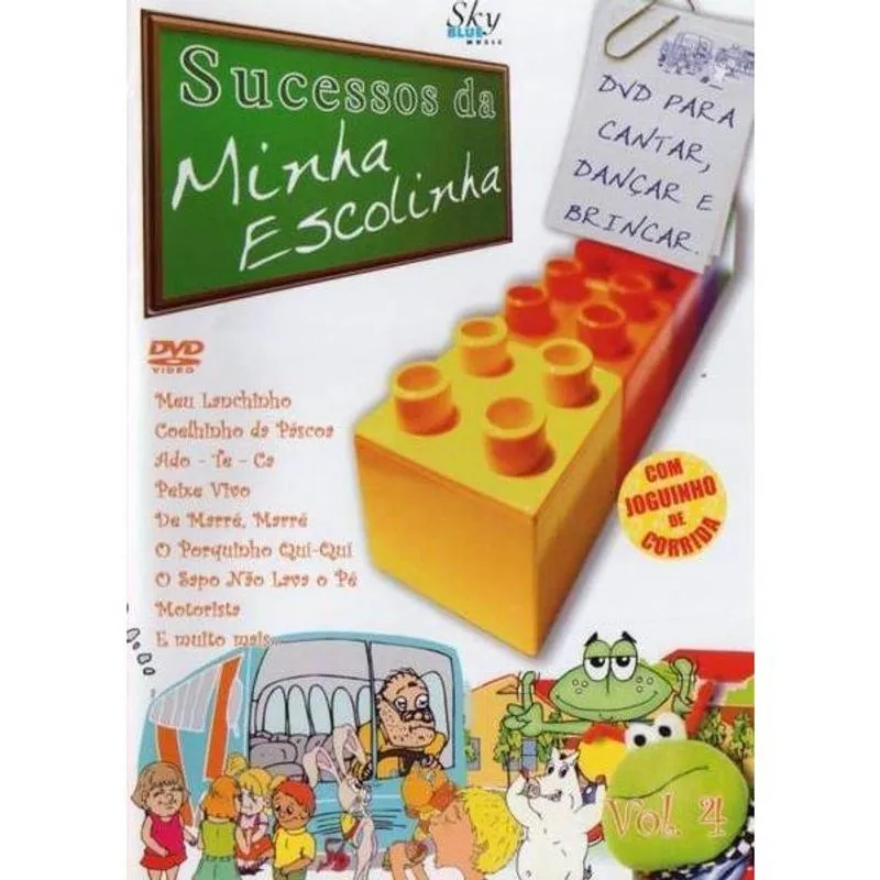 Dvd Sucessos da Minha Escolinha Volume 4