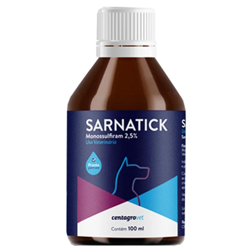 Sarnicida Centagro Vet Sarnatick Para Cães - 100 Ml
