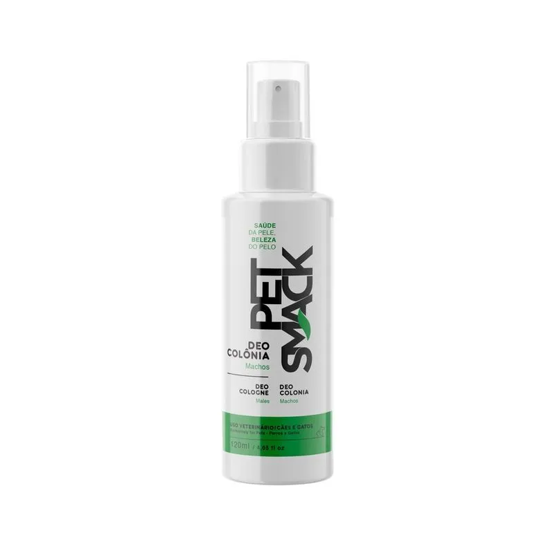 Pet Smack Deo Colônia Machos 120ml p Cães e Gatos - Centagro