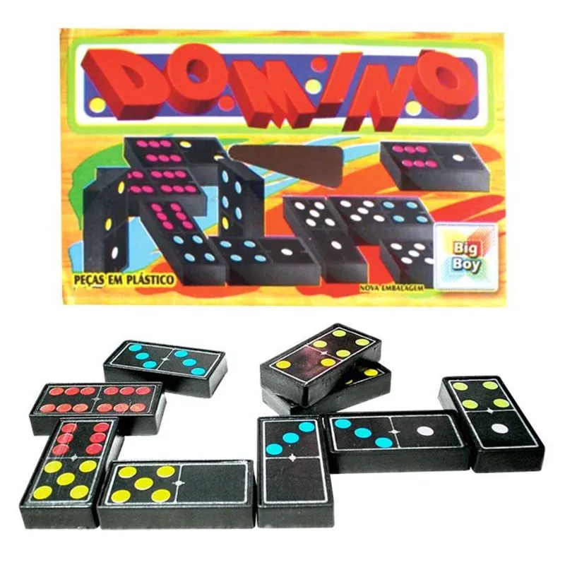 Domino Plast Colorido Adesivo