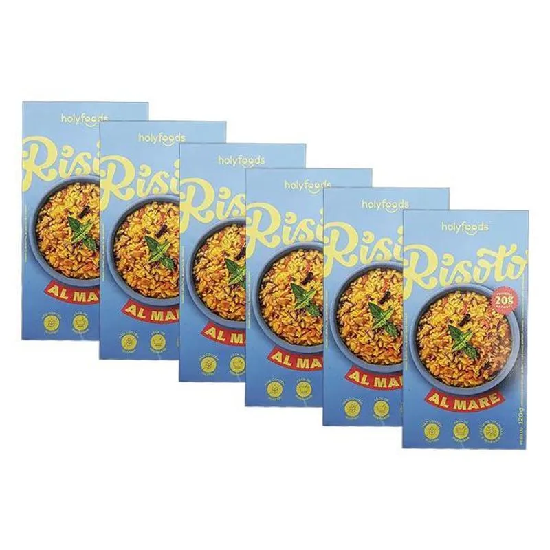 Kit 6x: Risoto Proteico Al Mare Hoysoup 120g
