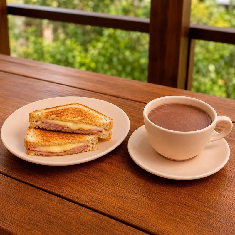Jogo de Café Lanche Unni Merengue Cerâmica 4 Pessoas 8 Peças 200ML Bege Outras Marcas