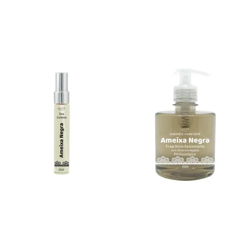 Kit Colônia E Sabonete Hidratante E Perfumado Ameixa Negra