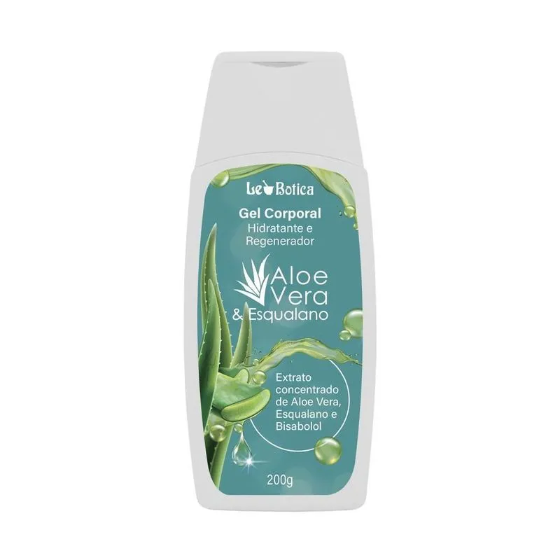 Gel Corporal Aloe Vera E Bisabolol Hidrata E Regenera 200g