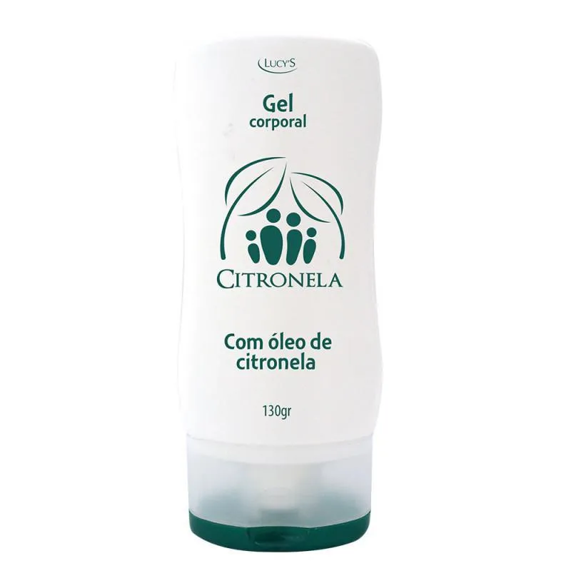 Gel Corporal Com Óleo De Citronela 130gr Contra Mosquito