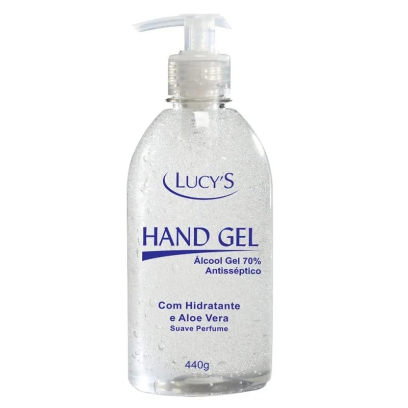 Álcool Gel Antisséptico 70% Com Hidratante E Aloe 440g