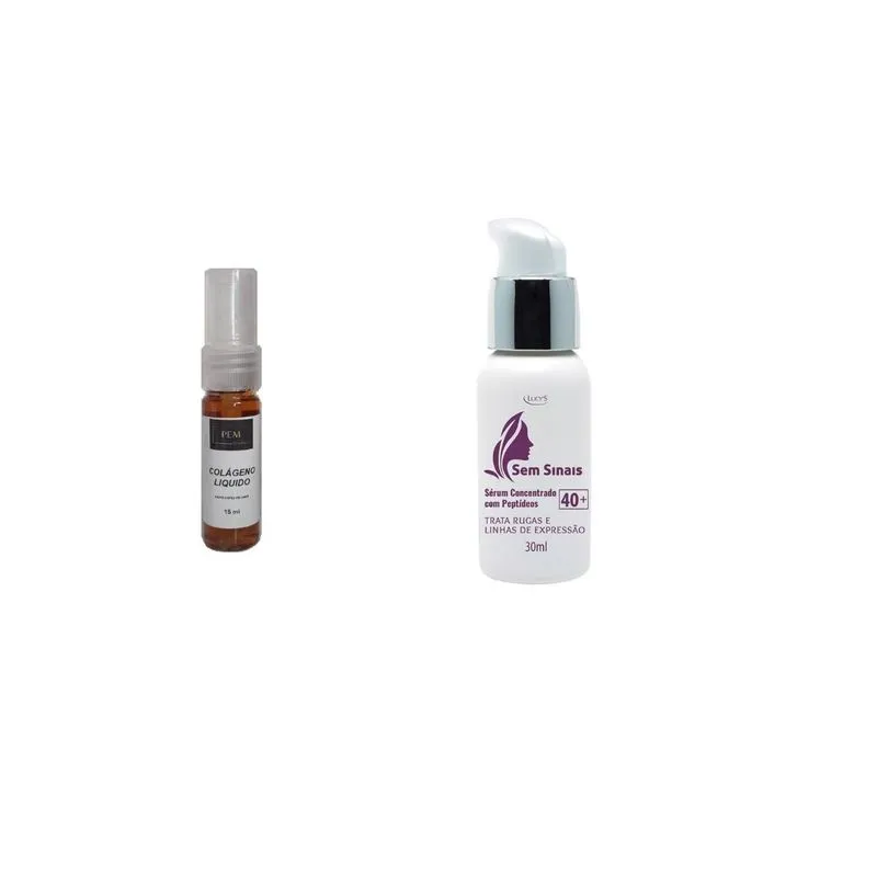 Sérum Firmador Facial rugas e linhas de expressão mais colágeno liquido puro tensor