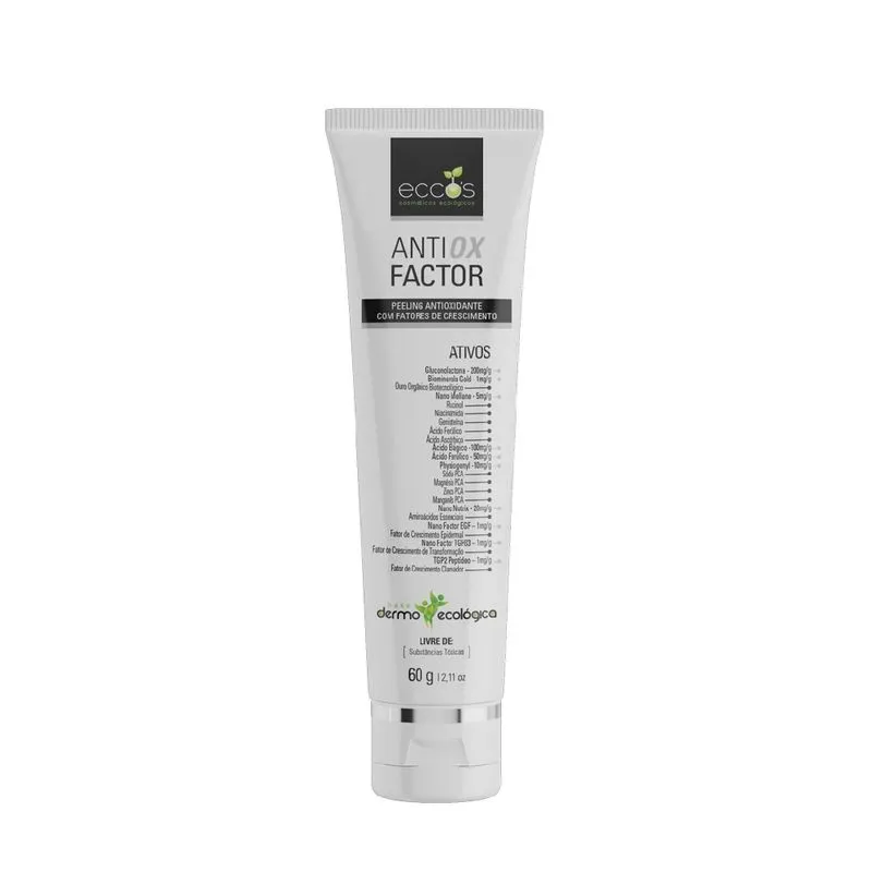 Máscara Facial Peeling Antioxidante Clareadora AntiOX Factor