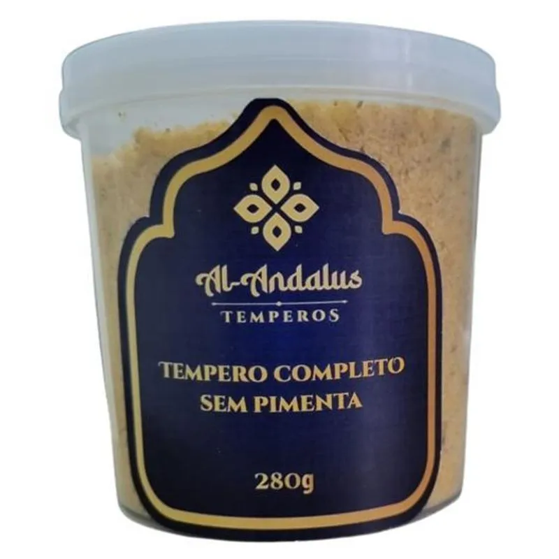Tempero Completo Sem Pimenta Puro Orgânico Al Andalus 280g