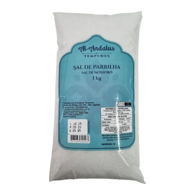Sal De Mossoró De Parrilha Al Andalus 1kg
