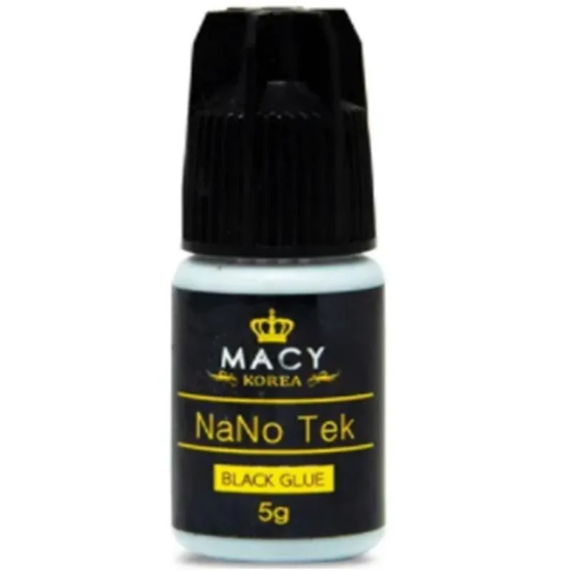 Cola Macy Nano Tek 5ml Master Black Glue Extensão De Cílios