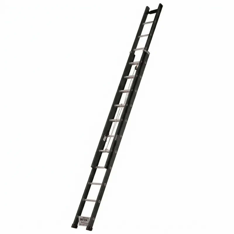 Escada Extensível Profissional Fibra De Vidro 420m A 720m 150kg Síntese