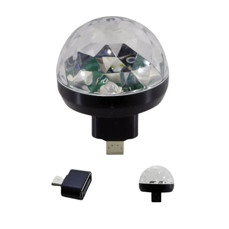 Mini Globo De Luz Bola Maluca Led Colorido Usb Para Celular
