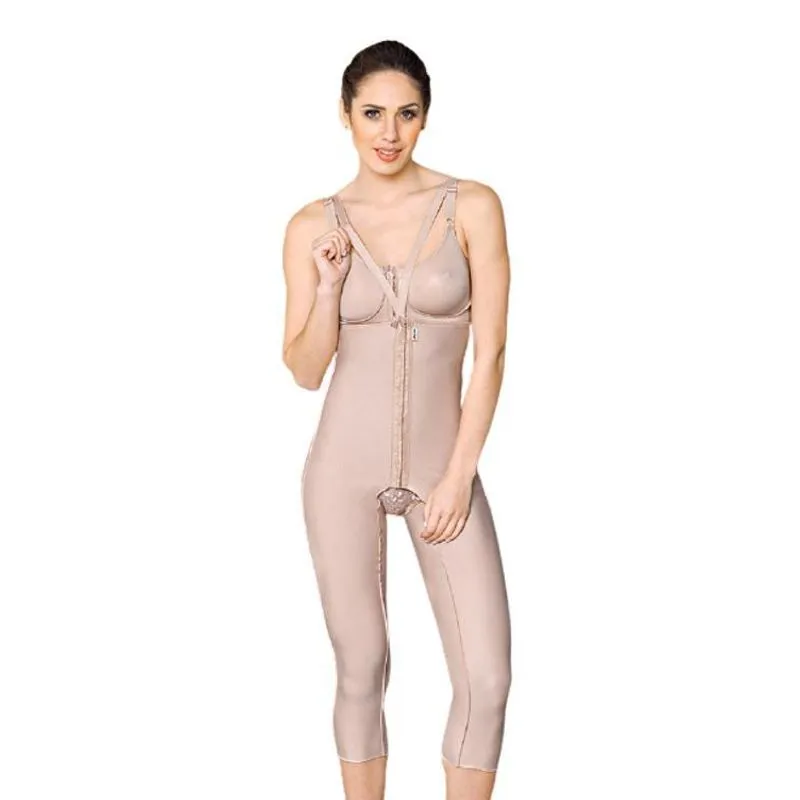 Kit 2un Cinta Bermuda Longa Colchete Cor Bege Kelogel- Pp