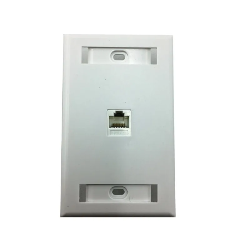 Espelho de parede com 1 saída RJ45 Cat5