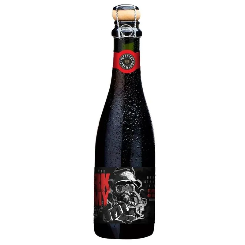 Cerveja Infected Dark Enemy Belgian Dark Strong Ale c/ Brettanomyces - 375ml