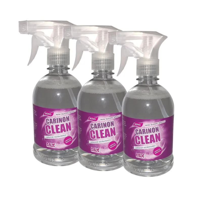 Kit 3 Limpador Para Quadro Branco De 500 Ml Cada