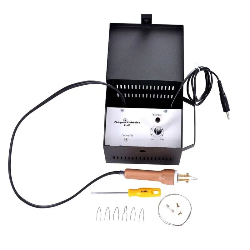 Pirografo Profissional Eletrônico Maleta- 220 V