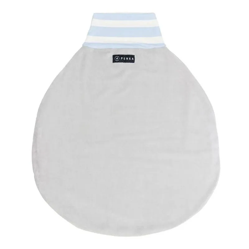 Saco de Dormir Reversível Infantil Encantado Gelo Cinza e Azul Bebê Penka Balloon