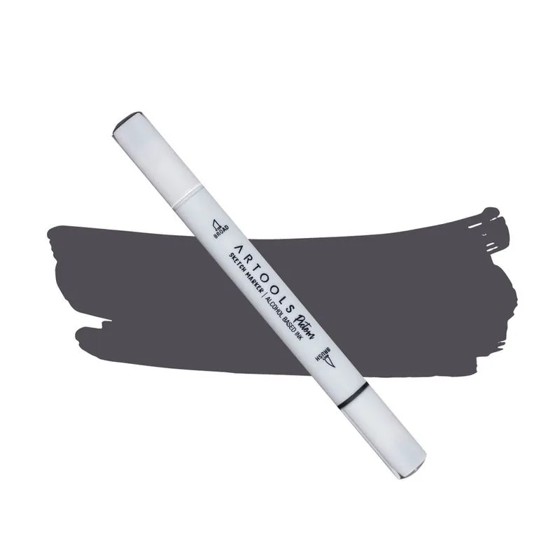 Marcador Pictom Artools Tons de Cinza Warn Grey 6 Wg06 - 601410