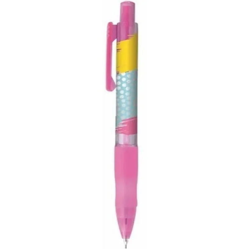 Lapiseira 0.7 Capricho Tris C/ Borracha Rosa Escolar