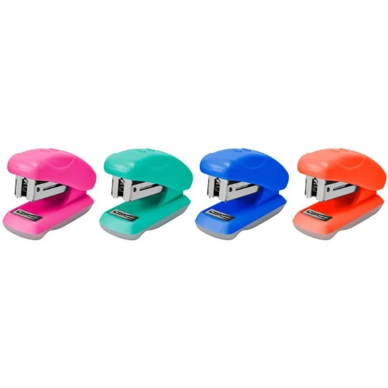 Grampeador Mini Bazze B5101 Colors 26/6 P/18F.