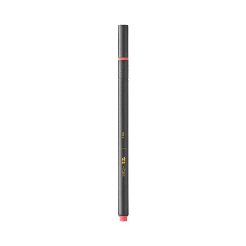 Caneta Tris Superfina Vibes Aurora Ponta Metálica de Feltro Resistente Traço 0.4MM Rosa