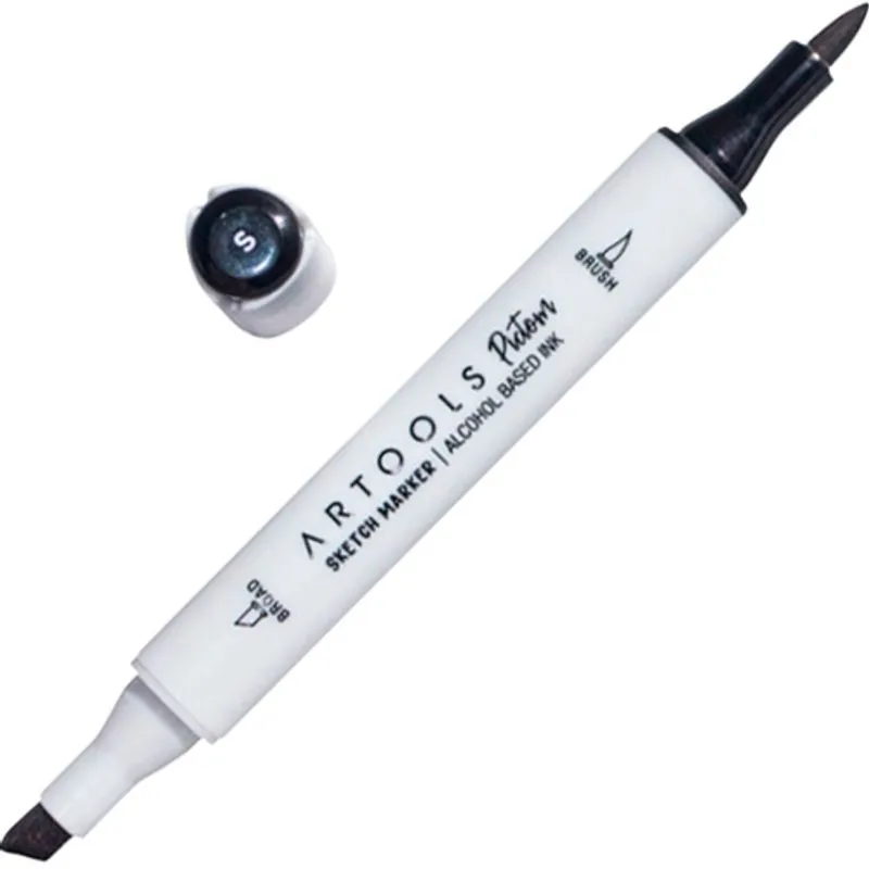 Caneta Marcador Pictom 1 unidade Preto Artools