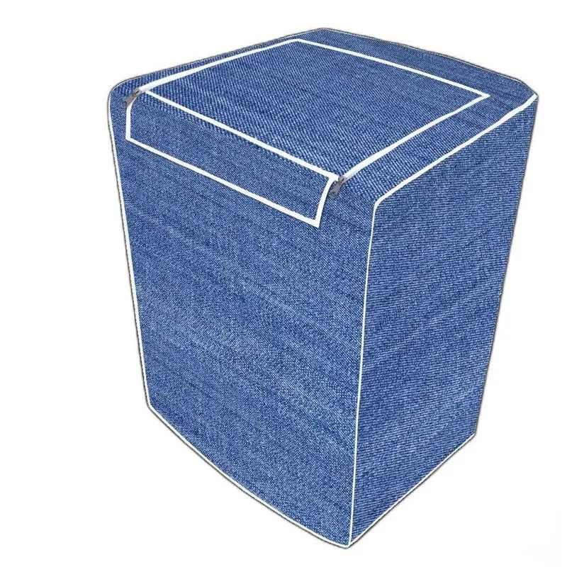 Capa Maquina De Lavar Abertura Superior Jeans - M