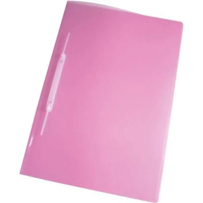 PASTA GRAMPO TRILHO PAPELÃO ROSA
