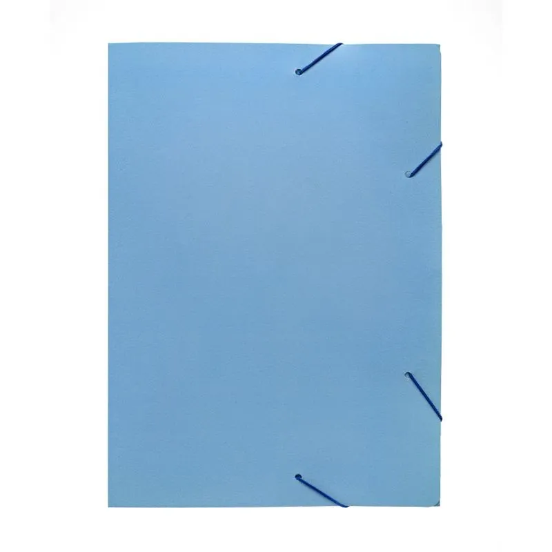 Pasta ABA Elastica Papel Oficio AZUL Pastel