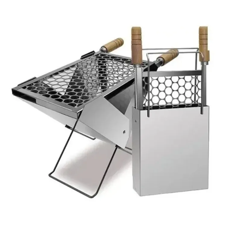 Churrasqueira Maleta Inox - Ideal (31 x 28 x 25)
