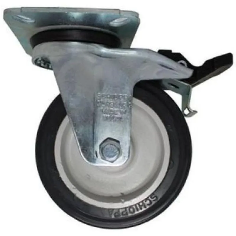 Rodizio Giratório Para Móveis Roda Pvc Com Freio Gl 414 Bp G