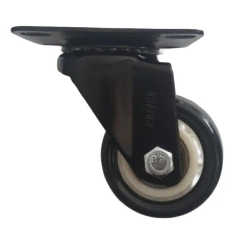 Rodizio Giratório Para Móveis Black Roda Preta Glpb 210 Bpae