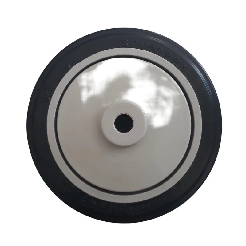 Roda Rodinha Para Carrinhos E Móveis Pvc R 614 Bpe Até 125 K