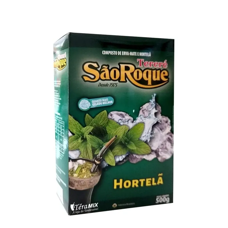 Erva Mate São Roque Hortelã 500g