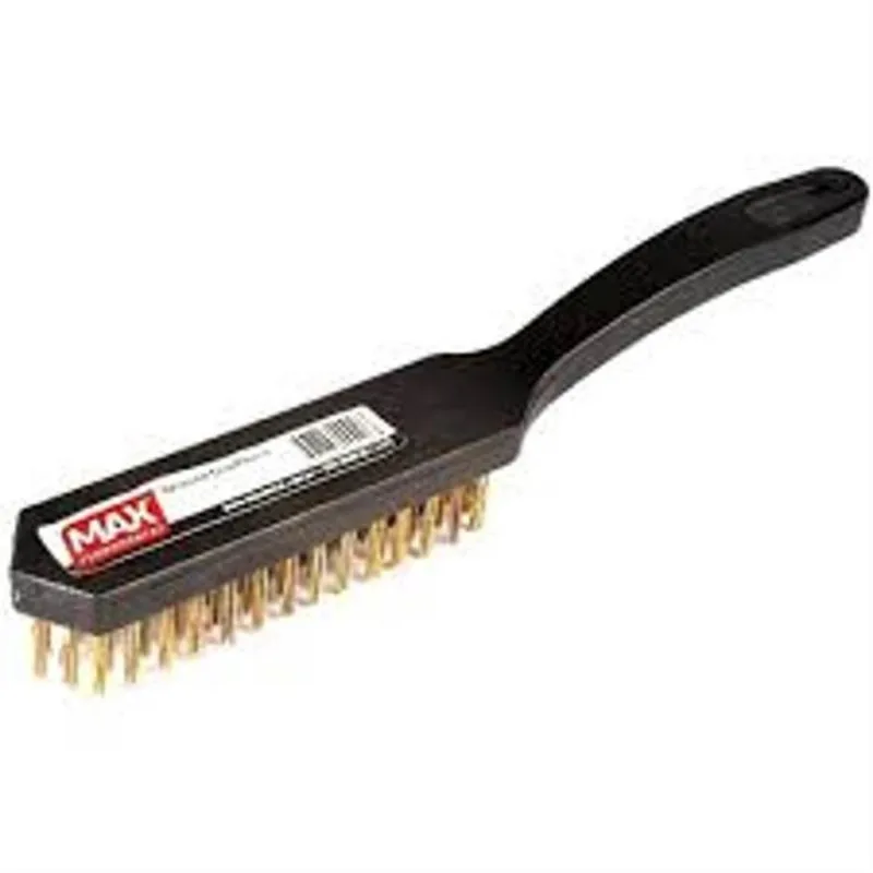 Escova De Aço Manual Com Cabo De Plástico - 415410 - Max