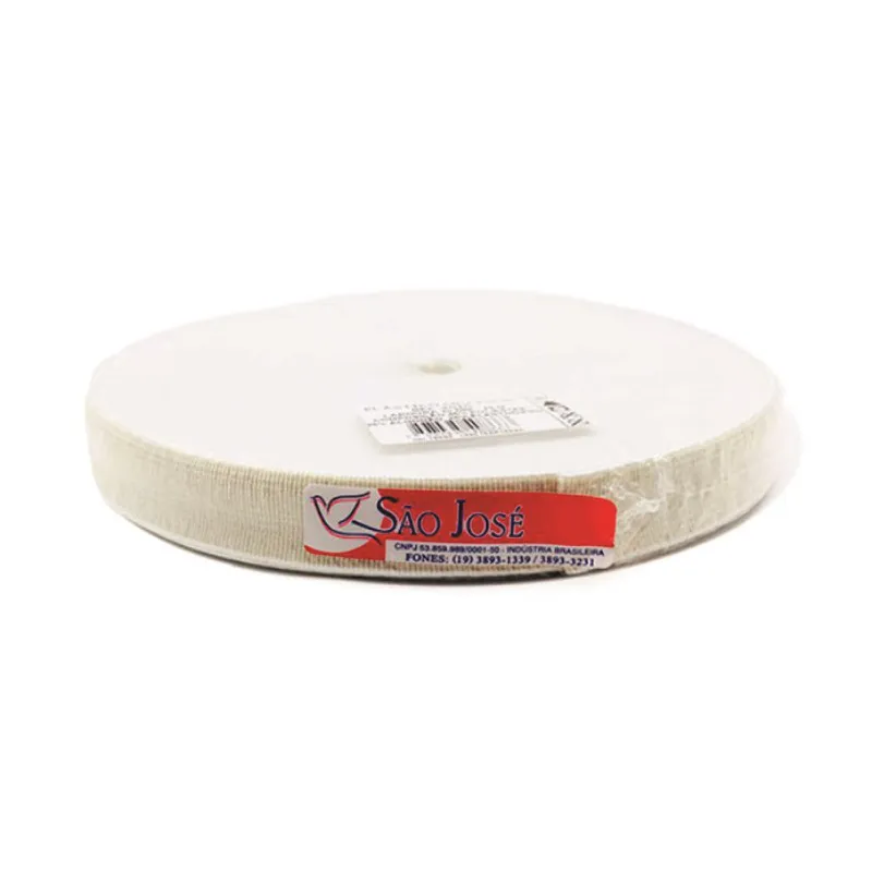 Elastico Sao Jose Branco 20 Mm 25 Mts
