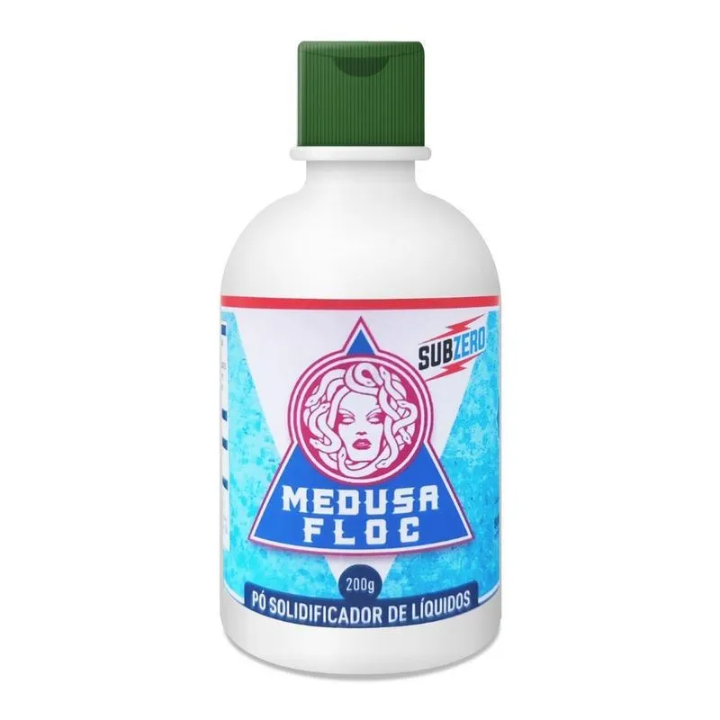 Pó Solidificador De Líquidos Medusa Floc 200g