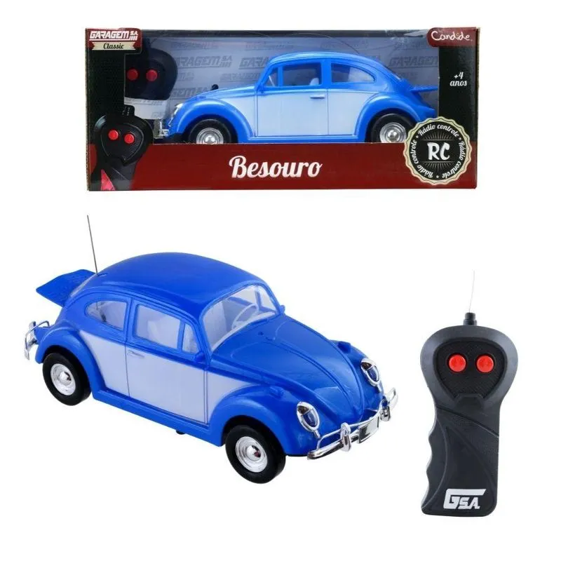 Veículo Controle Remoto Garagem s. A. Besouro - Azul