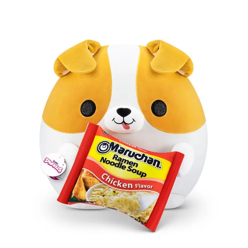 Pelúcia Snackles 35cm - Cachorro Benji com Maruchan