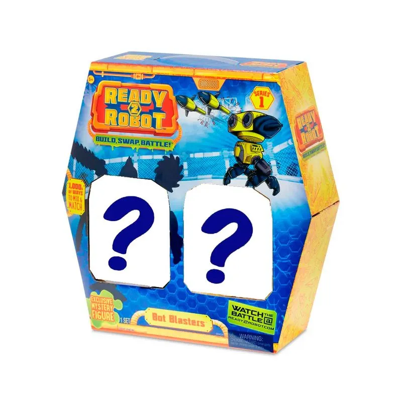 Mini Figuras Ready 2 Robot Conjunto de Batalha Blaster Pack Sortido - Candide