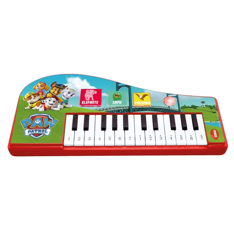 Instrumento Musical Infantil Patrulha Canina - Teclado Musical