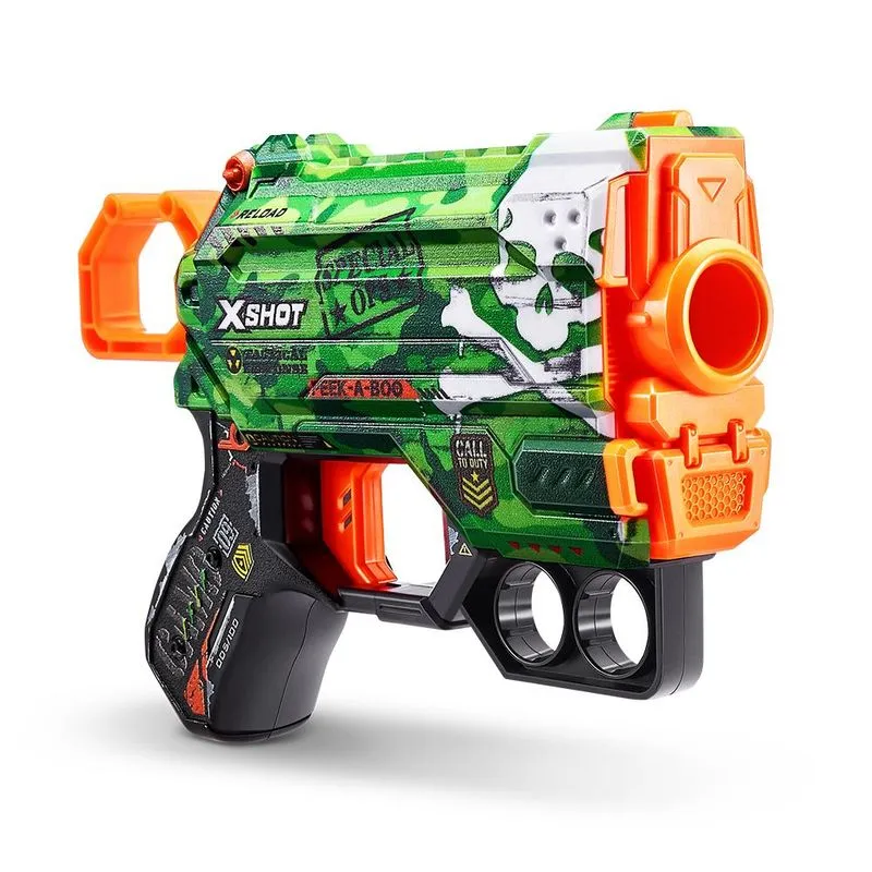 Lançador X-Shot - Skins - Menace - 8 Dardos - Camo